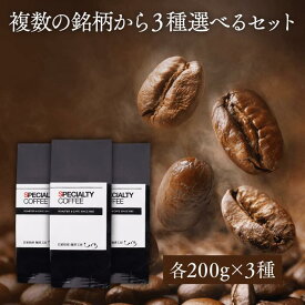 【 選べるコーヒー豆 】リピーターズ コーヒー豆セット 600g（200g×3種類）60杯分 自家焙煎 珈琲豆 コーヒー豆 スペシャルティコーヒー 豆 粉 カフェ ハンドドリップ 中挽き 粗挽き シングルオリジン ひぐちコーヒー 送料無料