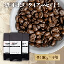 ＼ポイント10倍／ 【お試しセット】コーヒー豆 お試し 100g×3種 計300g 約30杯分│自家焙煎 珈琲 飲み比べ 豆 粉 焙煎士 おすすめ トライアル 高品質 ドリップバッグ1個付 ギフト プレゼント 送料無料