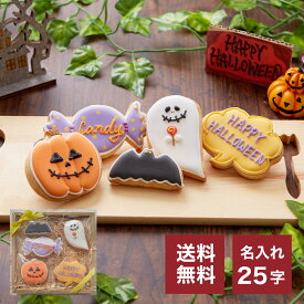 送料無料ハロウィンのプレゼントに【送料無料ハロウィンクッキーギフトB】アイシングクッキー クッキー ハロウィン　Halloween プレゼント ギフト 詰め合わせ 名入れ 文字入れ かわいい お菓子 個包装 プレゼント　プチギフト