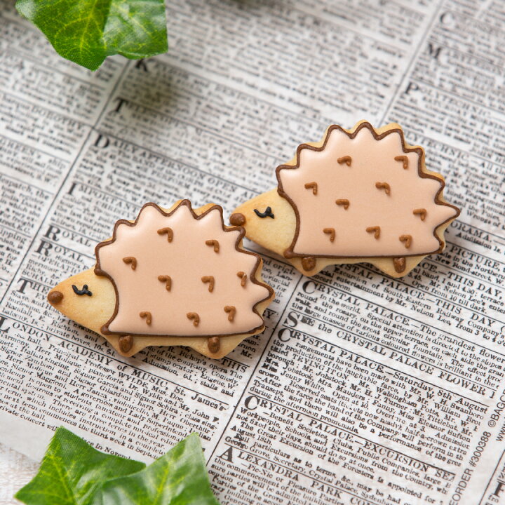 楽天市場 ハリネズミ 動物 ペット はりねずみ カワイイ アイシングクッキー プチギフト かわいい お菓子 アイシングクッキー工房 Leap