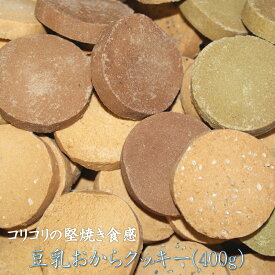 便利な少量タイプ登場！豆乳おからクッキー (400g) クッキー詰合せ かたいクッキー フレーバー 7種入り 豆乳クッキー 堅焼き おからクッキー 硬い ヘルシークッキー かたい 噛みごたえ 腹持ち 固いクッキー 小麦粉不使用ゆうパケット クリックポスト 送料無料