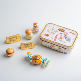 【 公式 カファレル caffarel 】うさぎとリボン ミニ缶【うさぎ ホワイトデー イースター お菓子缶 お配りギフト 可愛い 詰め合わせ 個包装 チョコレート チョコ プレゼント おしゃれ 高級 ブランド ジャンドゥーヤ 手土産 誕生日 ご挨拶 退職祝い 卒園式 卒業式 】