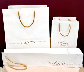 cafura カフラオリジナル　ロゴ入りバッグ