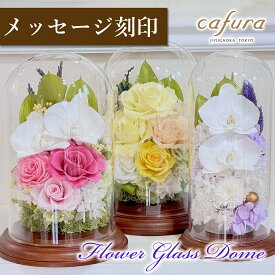 プリザーブドフラワー 胡蝶蘭 名入れ バラ ガラスドーム プレゼント お誕生日 花ギフト おしゃれ お供え花 お供え お祝い 誕生日 退職 送別 開業 花 妻 母親 結婚記念日 両親 新築祝い 還暦 米寿 傘寿 卒寿 白寿 百寿 祝い 古希祝い 贈り物 喜寿 祝い ブリザードフラワー