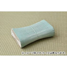 【ポイントUp4倍】枕 まくら PPまくら PP枕 籐枕風 ピロー 通気性 蒸れない ポリプロピレン 軽い 丈夫 手編み 約30×20cm ブルー 1120590041601 [13]