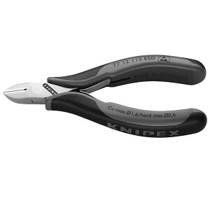 KNIPEX �N�j�y�b�N�X �G���N�g���j�N�X�j�b�p�[ �v���X�`�b�N�R�[�e�B���O �T�C�Y67×16×115mm �p�b�N�� 7712-115ESDSB �H�� �c�[�� DIY ��ƍH��[21]