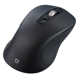 Digio2 �����z�C�[���}�E�X �É�5�{�^��BlueLED�}�E�X L �u���b�N MUS-DKF243-BK [21]
