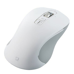 Digio2 �����z�C�[���}�E�X �É�5�{�^��BlueLED�}�E�X L �z���C�g MUS-DKF243-W [21]