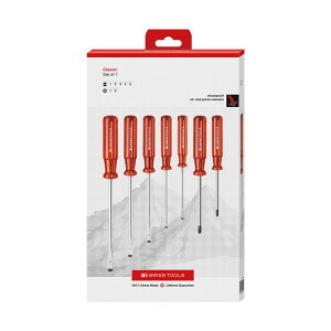PB SWISS TOOLS �s�[�r�[�X�C�X�c�[���Y 7�{�g �N���V�b�N�n���h�� �h���C�o�[�Z�b�g �}�C�i�X�E�v���X �y�[�p�{�b�N�X�� 250.CBB[21]