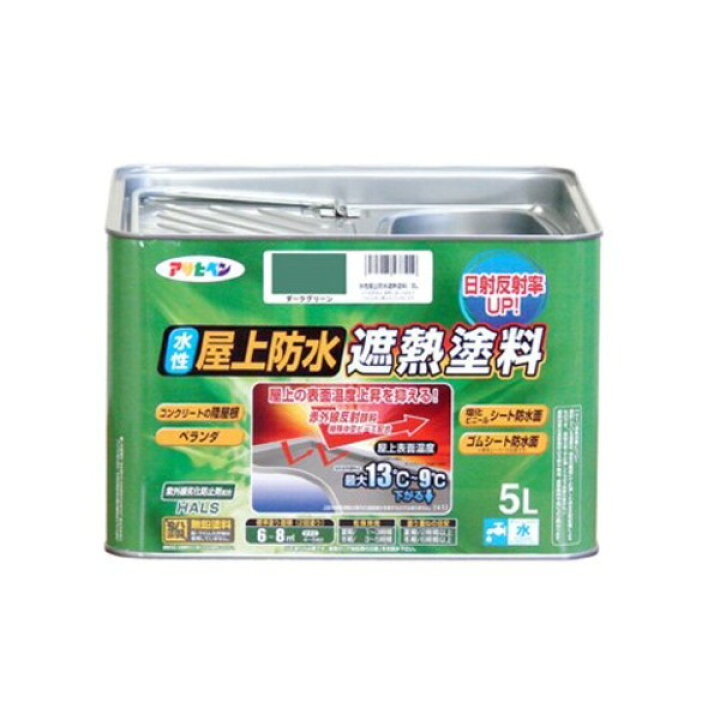楽天市場】水性屋上防水遮熱塗料 ライトグレー 10L【代引不可】[21 