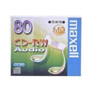 Maxell ���y��pCD-RW���f�B�A 80�� 1���P�[�X���� CDRWA80MQ.1TP [21]