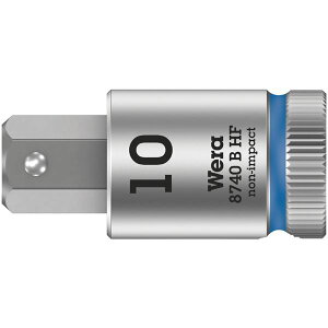 WERA ���F�� �����p3/8DR Hex-Plus �r�b�g�\�P�b�g ��[�T�C�Y10mm �S��38.5mm 003043 �H�� �c�[�� DIY ��ƍH�� ����[21]