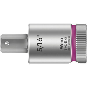 WERA ���F�� �����p3/8DR Hex-Plus �r�b�g�\�P�b�g ��[�T�C�Y5/16inch �S��38.5mm 003091 �H�� �c�[�� DIY ��ƍH�� ����[21]