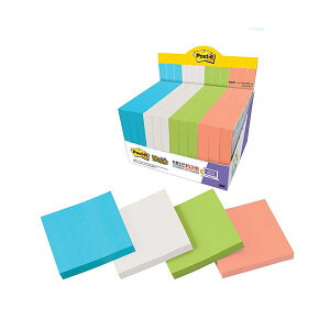 3M Post-it �|�X�g�C�b�g ���S���m�[�g �}���`�J���[4 ���ʃp�b�N 3M-6541SS-MC-4 [21]