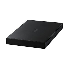 （まとめ）エレコム 外付けポータブルSSD500GB ブラック ESD-EJ0500GBKR 1台【×3セット】[21]