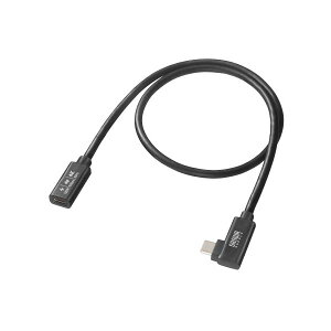 �T�����T�v���C USB5Gbps Type-C�����P�[�u�� L�^ PD100W 0.5m �u���b�N KU-5GCCP100ENL05 [21]