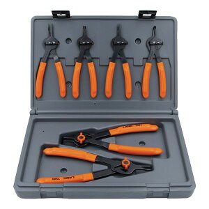 LANGTOOLS �����O�c�[�� �X�i�b�v�����O�v���C���[�Z�b�g �������p 6�{�� �������O 10�`44mm 3597 �H�� �c�[�� DIY ��ƍH��[21]