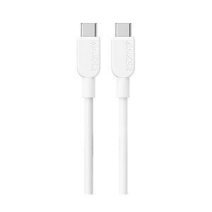 �y�󂠂�E�݌ɏ����z�i�܂Ƃ߁j �A���J�[�W���p�� ANKER 310 USB-C��USB-C �P�[�u�� 0.9m �z���C�g A81E1021 1�{ �y×2�Z�b�g�z[21]