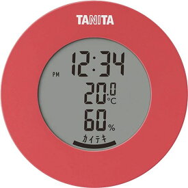 【3個セット】 タニタ デジタル 温湿度計 ピンク TT-585[21]