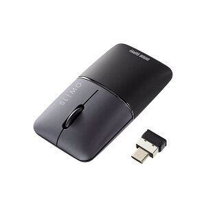 �T�����T�v���C �É����C�����X�u���[LED�}�E�X SLIMO (�[�d���EType-C) MA-WCBS310BK �u���b�N[21]