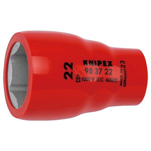 KNIPEX �N�j�y�b�N�X 3/8SQ 1000V�≏�w�L�T�S���\�P�b�g �S��51mm 9837-22 �H�� �c�[�� DIY ��ƍH��[21]