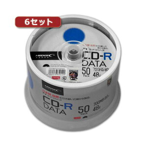 6�Z�b�gHI DISC CD-R�i�f�[�^�p�j���i�� 50���� TYCR80YP50SPMGX6 [21]