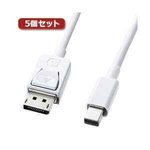 5�Z�b�g �T�����T�v���C �~�j-DisplayPort�ϊ��P�[�u��2m KC-DPM2WX5[21]