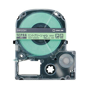 �i�܂Ƃ߁j �L���O�W�� �e�v�� PRO �e�[�v�J�[�g���b�W �\�t�g 12mm �~���g�O���[���^�O���[���� SW12GH 1�� �y×5�Z�b�g�z[21]