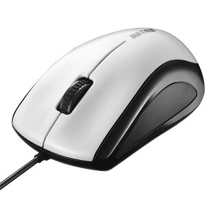 �o�b�t�@���[(�T�v���C) �L�����[�U�[���}�E�X �É�/3�{�^�� �z���C�g BSMLU100WH [21]