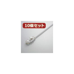 10�Z�b�g �G���R�� Gigabit ���炩LAN�P�[�u���iCat6�����j LD-GPY�^WH5X10[21]