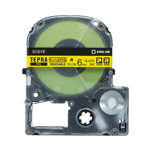 �i�܂Ƃ߁j �L���O�W�� �e�v�� PRO �e�[�v�J�[�g���b�W �L���C�ɂ͂����郉�x�� 6mm ���^������ SC6YE 1�� �y×5�Z�b�g�z[21]