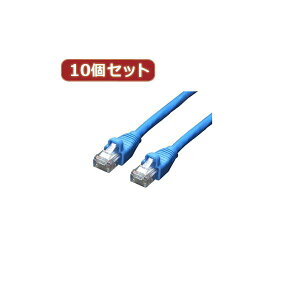 �ϊ����l 10�Z�b�g LAN�P�[�u�� CAT6 2.0m LAN6-CA200X10[21]