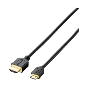 �G���R�� HDMI-miniHDMI�P�[�u�� 3m �u���b�N DH-HD14EM30BK [21]
