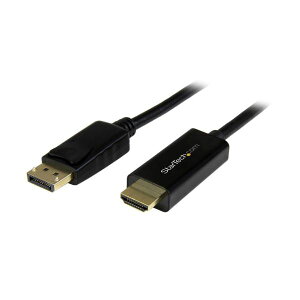 �i�܂Ƃ߁jStarTech.com DisplayPort-HDMI�ϊ��A�_�v�^�P�[�u�� 4K�Ή� 3m �I�X/�I�X �u���b�N DP2HDMM3MB 1�{ �y×3�Z�b�g�z[21]