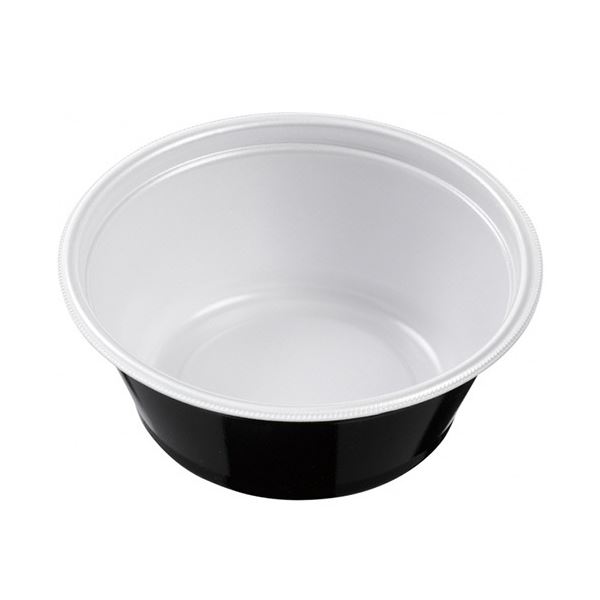 (まとめ) エフピコ DLV麺20(78) 本体深型 白黒 1パック(50枚) 【×5セット】[21] | 家具・インテリア雑貨　カグール