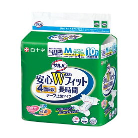 白十字 サルバ 安心Wフィット M 1セット(40枚：10枚×4パック)[21]