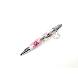 花柄 ボールペン/文房具 【桜ソメイヨシノ ピンク】 パーカータイプ 芯：0.7mm 日本製 文具 オフィス用品 『Frower Pen』[21]