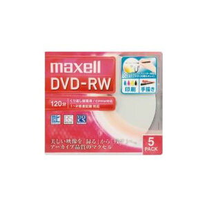 �i�܂Ƃ߁j�}�N�Z��������� �^��pDVD-RW 120�� 5�� DW120WPA.5S�i×10�Z�b�g�j [21]