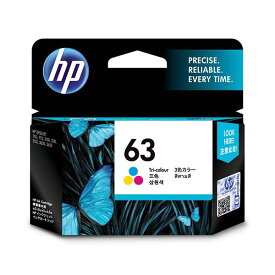 (まとめ) HP HP63 インクカートリッジ カラー F6U61AA 1個 【×3セット】[21]