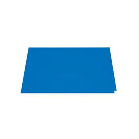 帝人 積層除塵粘着マット ブルー 約幅600×長さ900mm 粘着力(表)：300g/25mm M-0609BL 1箱(8シート)[21]