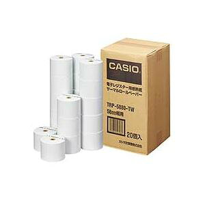 �J�V�I CASIO �d�q���W�X�^�[�p ���[���y�[�p�[ ����58mm ���M���^�C�v TRP-5880-TW 1�p�b�N(20��) �y×10�Z�b�g�z[21]