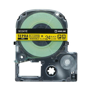 (�܂Ƃ�) �L���O�W�� �e�v�� PRO �e�[�v�J�[�g���b�W �L���C�ɂ͂����郉�x�� 24mm ���^������ SC24YE 1�� �y×10�Z�b�g�z [21]