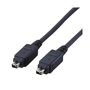(�܂Ƃ�) �G���R�� IEEE1394�P�[�u��4pin�I�X-4pin�I�X �u���b�N 1m IE-441BK 1�{ �y×10�Z�b�g�z[21]