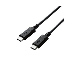 �i�܂Ƃ߁j �G���R�� USB2.0�P�[�u��/C-C�^�C�v/�F�ؕi/PD�Ή�/3A�o��/0.5m/�u���b�N U2C-CC05NBK2 �y×3�Z�b�g�z [21]