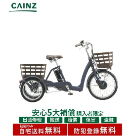 ※安心5大補償 同時購入の方限定※関東近畿中部一部地域のみお届け自宅送料無料 防犯登録無料ブリヂストンサイクル「ラクットワゴン」RW0B45 三輪電動アシスト自転車 前20インチ後16インチ↓安心5大補償 購入必須↓