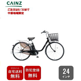 【ご注文は8/30まで】中部一部地域のみお届け自宅送料無料 防犯登録無料パナソニック「ビビ・DX」BE-FD433 25年モデル24インチ