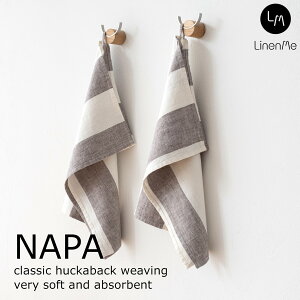 リネンミー LinenMe リネン ハンドタオル キッチンクロス ふきん 布巾 ナパ グラファイト 47 x 65 cm リネン100% リトアニア製