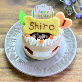 【Wagわん】犬・猫用 誕生日ケーキささみケーキ お名前・年齢入り バースデーケーキ