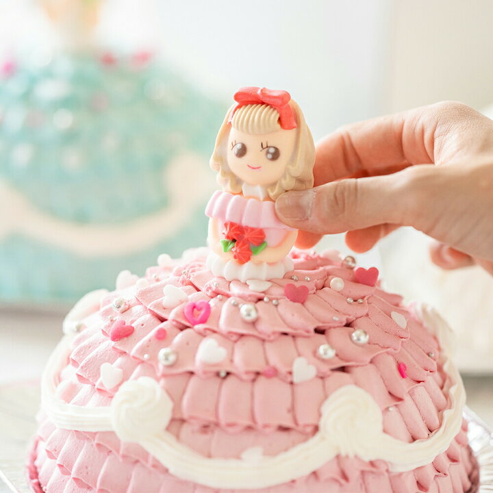 99 以上節約 プリンセスケーキひらひら ４号１２ｃｍ 約１ ４名様 誕生日 ケーキ お姫様ケーキ プリンセス デコレーションケーキ ドールケーキ ドレスケーキ