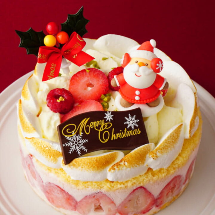 パティシエ 渋谷たくと 監修★ いちごのアントルメ・グラッセ 15cm 5号 アイスケーキ クリスマスケーキ 誕生日 価格6,000円 (税込)